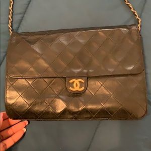 Vintage & Authentic Chanel Single Strap Bag